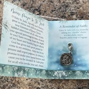 St. Jude Saint Jude Charm Novena Prayer Card